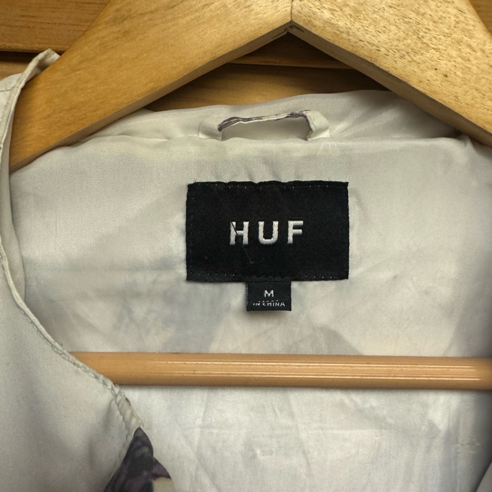 HUF White and Brown Patterned Jacket - Picture 3 of 3
